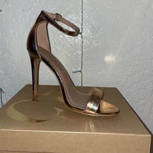 Rose gold heels